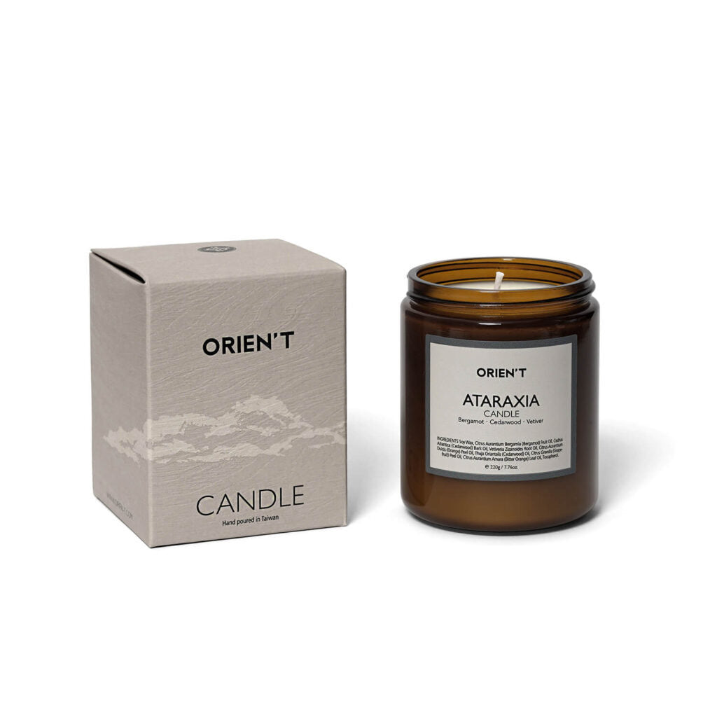 Orient ATARAXIA Candle clear scented candle (compound essential oil) 220g