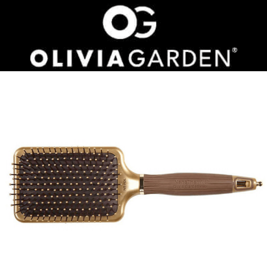Olivia Garden Ceramic Ion Nano Thermic Styler NT Paddle Brush