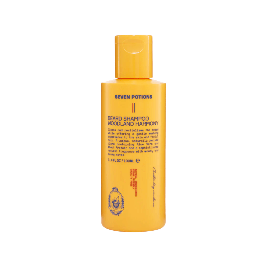 Seven Potions Woodland Harmony Beard Shampoo天然有機紳士洗鬚水100 ml/250ml