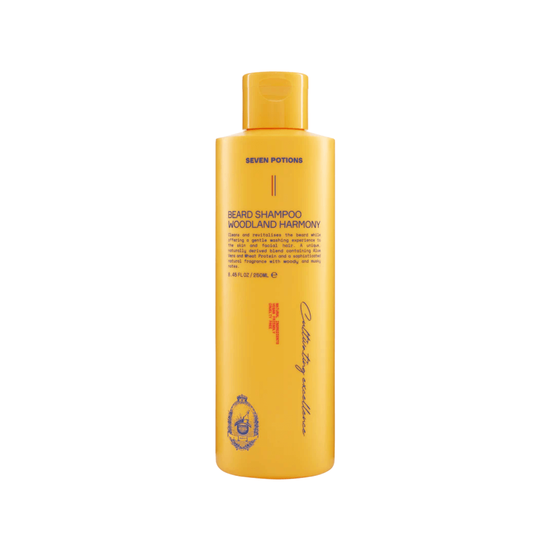 Seven Potions Woodland Harmony Beard Shampoo天然有機紳士洗鬚水100 ml/250ml