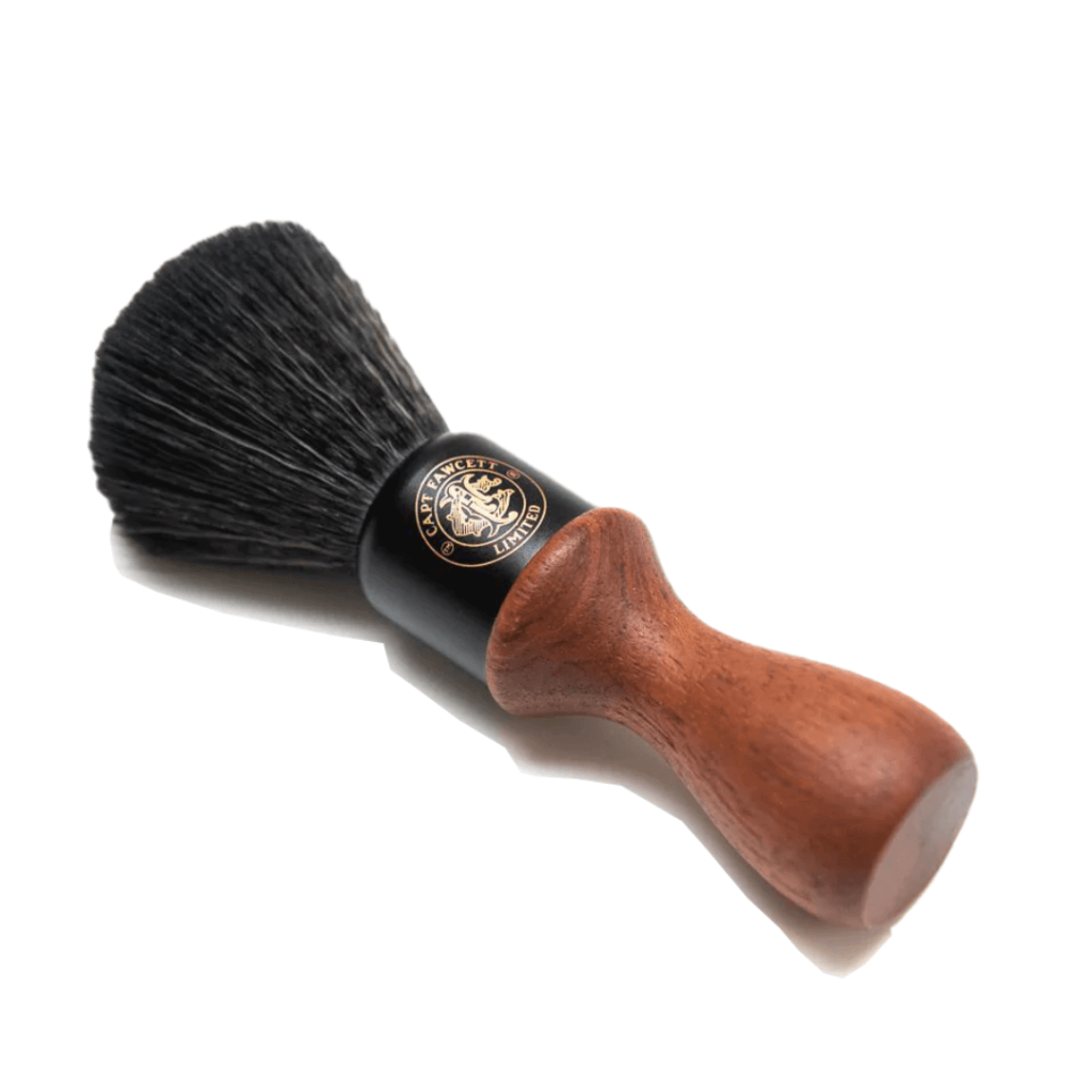 Captain Fawcett Wood Handle Faux Fur Shave Brush 人造纖維(仿獾毛)剃鬚刷