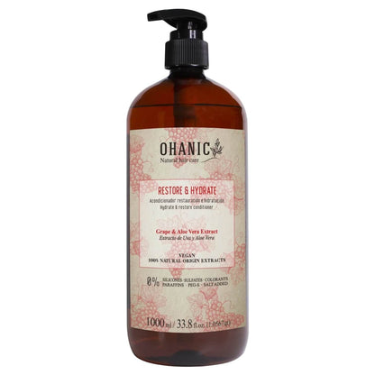 Ohanic Restore & Hydrate Conditioner 250ml / 1000ml 天然修復補濕護髮素