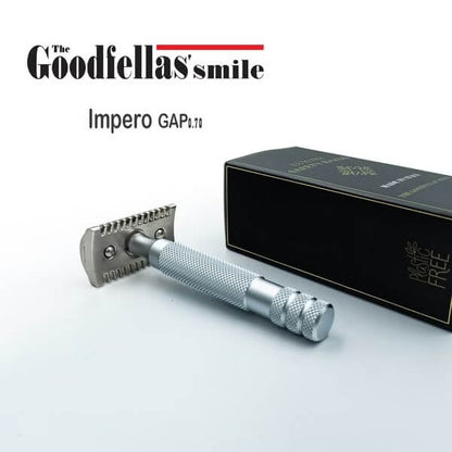 The Goodfellas Smile Impero Safety Razor Open Comb 帝國之刃 剃鬚刀 AISI 303不銹鋼 GAP 0.70 開放式