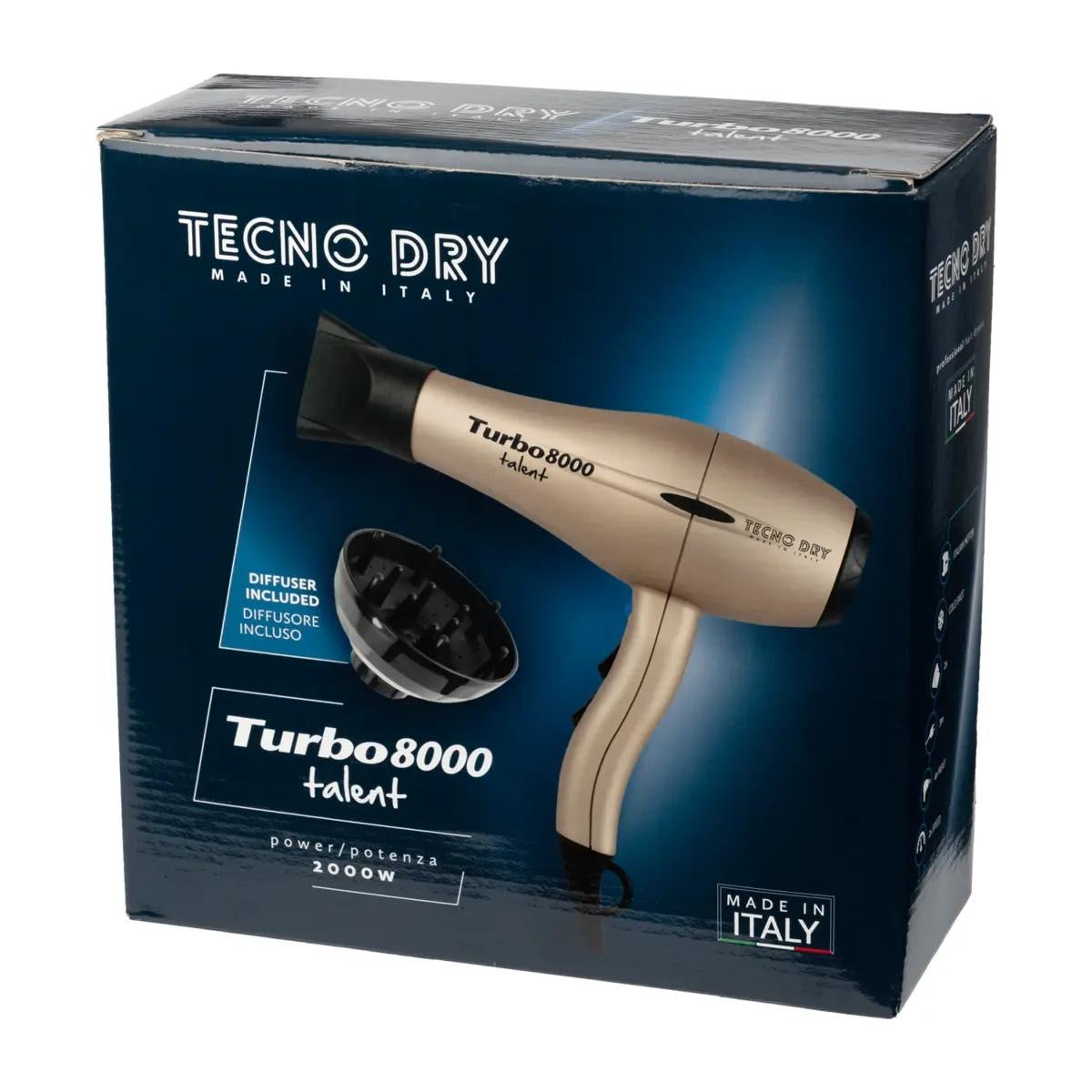 Tecno Elettra Turbo Talent 8000 Italian powerful hairdryer – 太平髮品