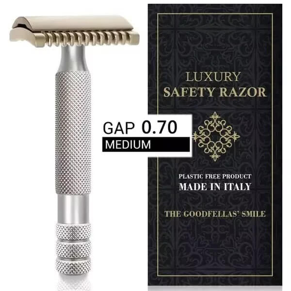 The Goodfellas Smile Impero Safety Razor Open Comb 帝國之刃 剃鬚刀 AISI 303不銹鋼 GAP 0.70 開放式