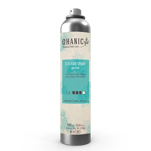 Ohanic Eco Hair Spray - Vegan Ecological Hairspray Without Gas 300ml