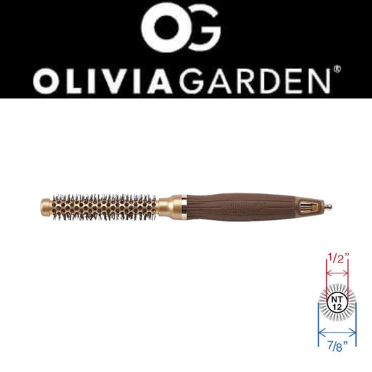 Olivia Garden NanoThermic Round Thermal hair brush 納米陶瓷卷梳 Nt12 扁頭救星