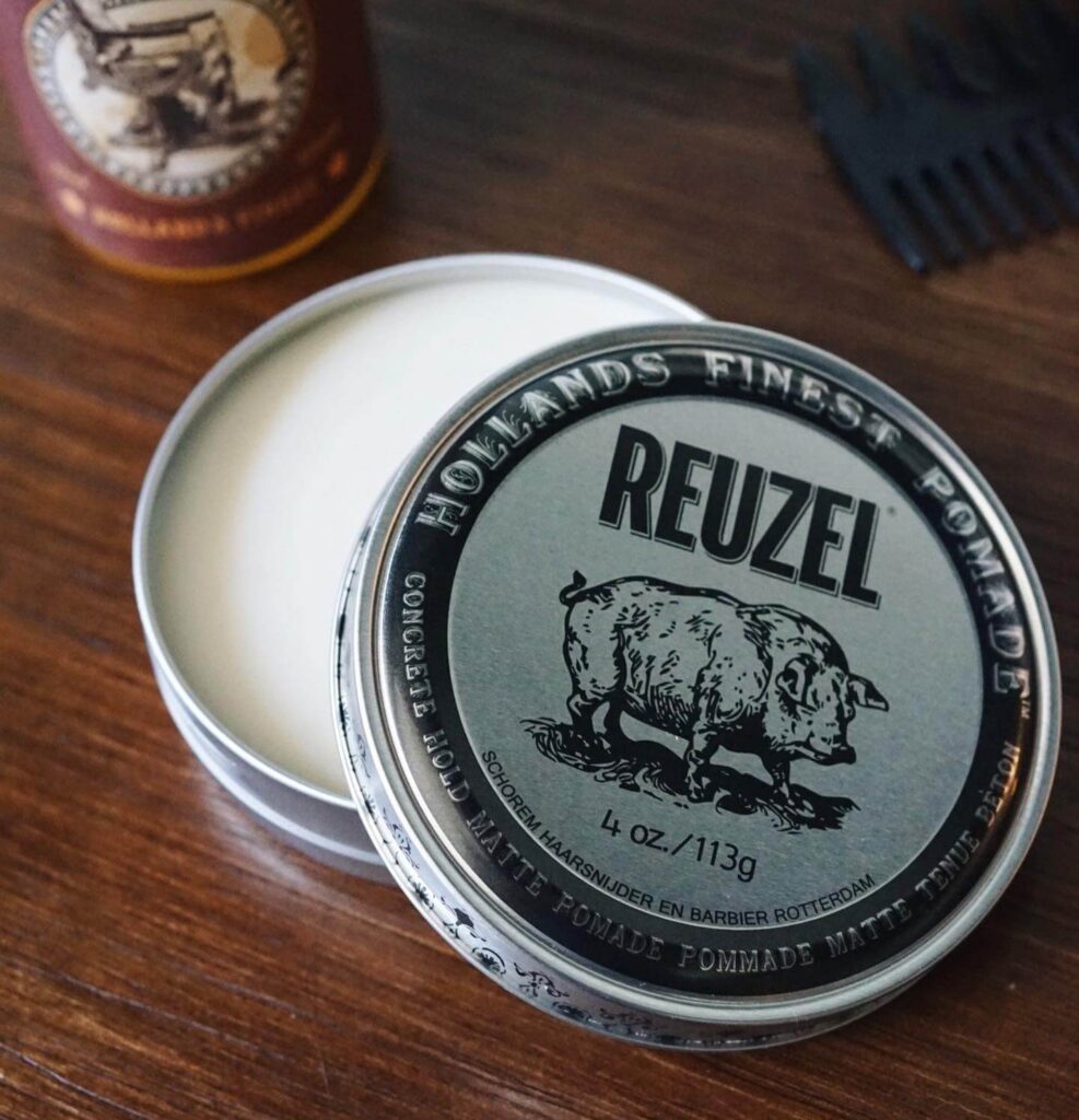 REUZEL Concrete Hold Matte Pomade 4oz 強力啞光水性髮蠟