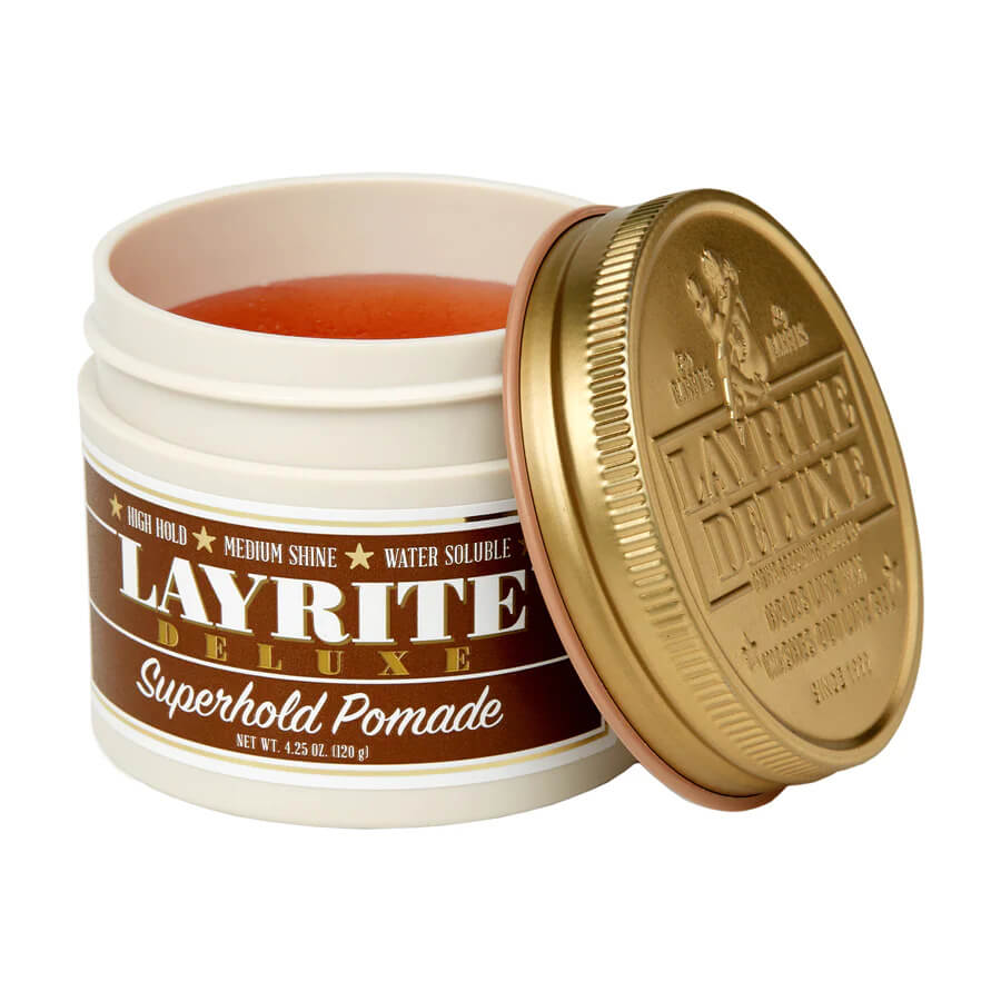 Layrite Superhold Pomade 4.25oz 中高光澤凌亂濕潤感髮蠟