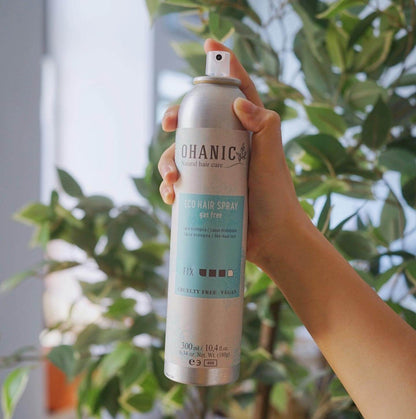 Ohanic Eco Hair Spray - Vegan Ecological Hairspray Without Gas 300ml