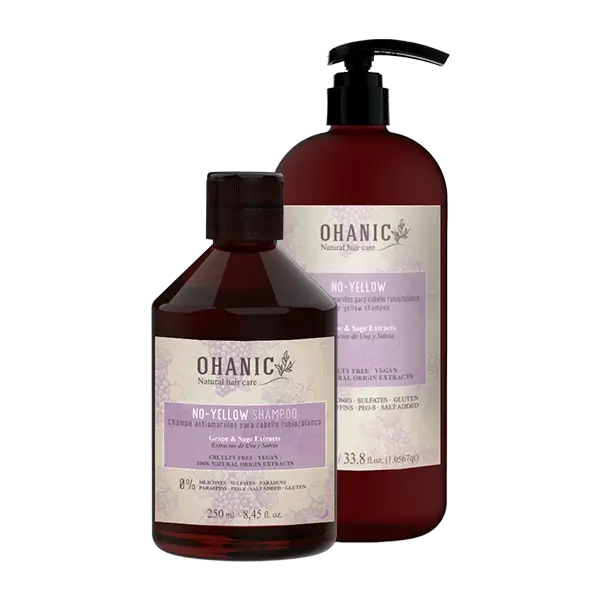 OHANIC NO YELLOW SHAMPOO 250ML/1000ML anti-yellowing shampoo