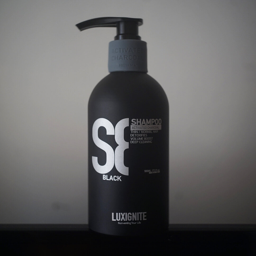 Luxignite S8 Volume Boost Black Shampoo