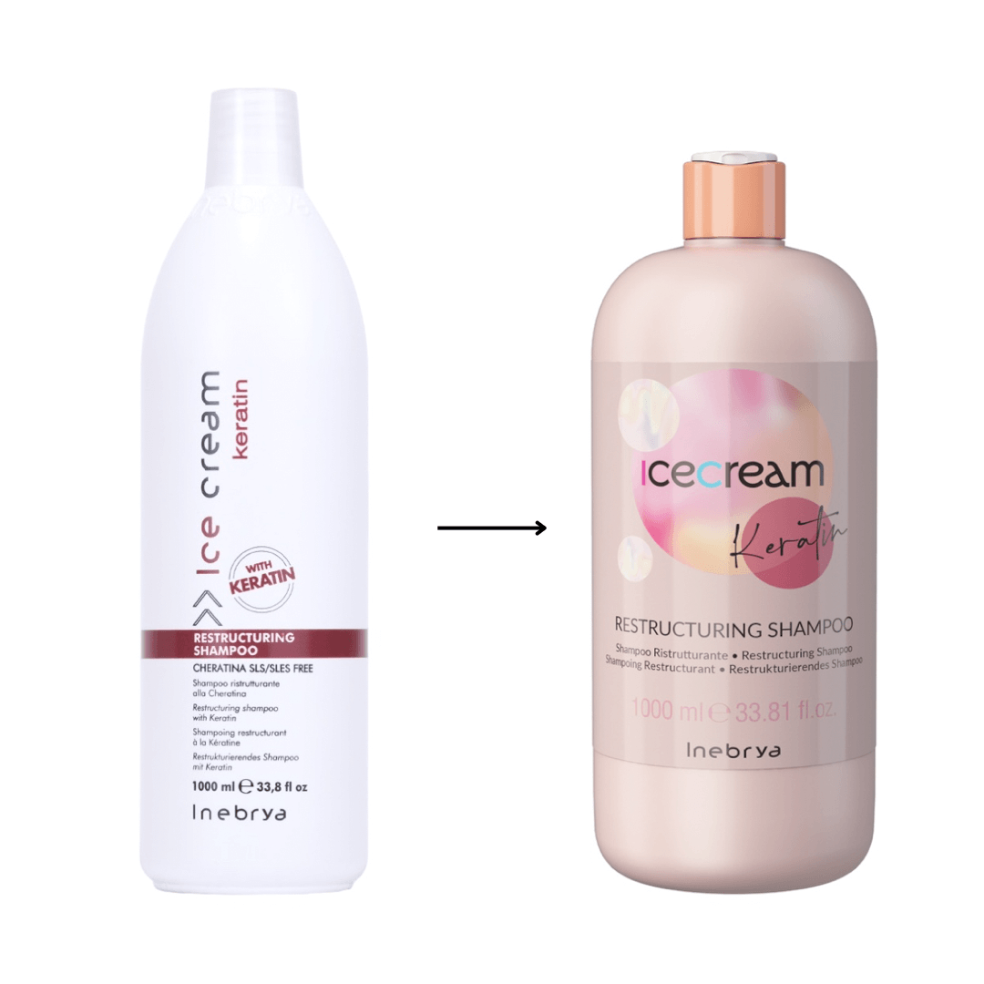 Inebrya Keratin Restructuring Shampoo 1000ml Keratin Shampoo