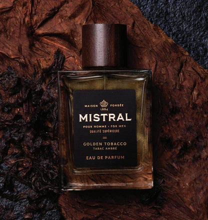 美國 Mistral Golden Tobacco Eau De Parfum 金色菸葉 男性香水