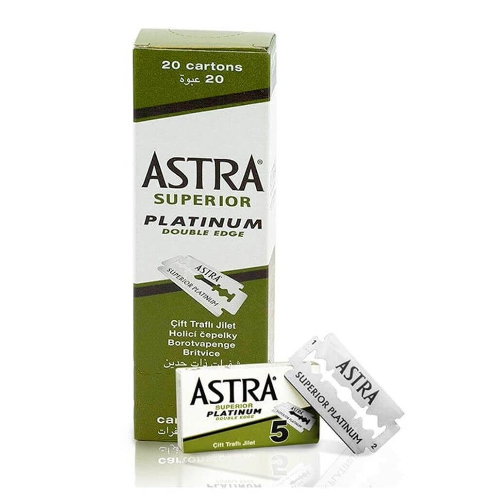 Astra Superior Platinum 剃鬚刀片 （5片/ 100片）