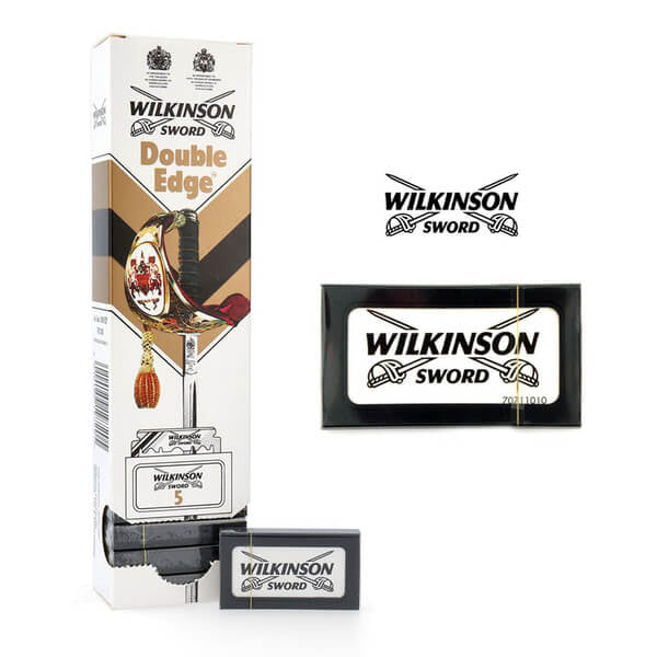 WILKINSON SWORD Classic Double Edge Safety Razor Blades (5 Blades/100 Blades)